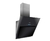 Campana de pared Innixia Touch de 60 cm en color negro con panel táctil y diseño moderno.
