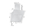 Campana de pared Innixia Touch de 60 cm con medidas y diseño moderno, ideal para cocinas.