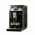 Cafetera express automática Saeco Lirika Black con molinillo, sirviendo café en dos tazas.