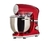 Batidora de mesa Peabody planetaria de color rojo con bowl de acero inoxidable, potencia de 1200W y capacidad de 5,5 litros.