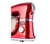 Batidora de mesa Peabody planetaria color roja con un recipiente de 5,5 litros y potencia de 1200W.