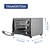 Horno Eléctrico Tramontina Glass Cook 40 Litros Negro en internet