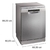 Lavavajillas Bosch Sms4emi06e Libre Instalacion 60cm 14 Cubiertos Inox