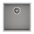 Bacha de cocina Teka SQUARE 40.40 TG en color Granito Stone Grey, vista superior