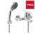 Griferia De Baño Teka Inca Pro Con Baño/ducha Inox