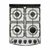 Cocina Whirlpool A Gas Wfo4nbb 50cm Blanca en internet