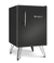 Heladera Whirlpool Retro Vintage Negra Wra09 B3 76lts