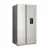 Heladera Side By Side Whirlpool Inverter de 518 litros, con diseño de acero inoxidable y dispensador de agua.
