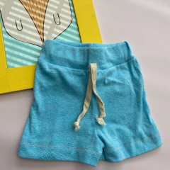 Short rustico rib celeste - comprar online