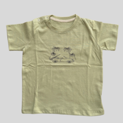 Remera Palm verde