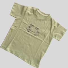 Remera Palm verde - comprar online