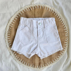 Short jean blanco