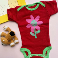 Body Flor Rojo