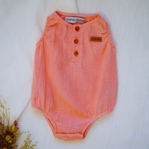 Body de gasa Salmón