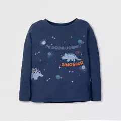 Remera Universo dino Azul - comprar online