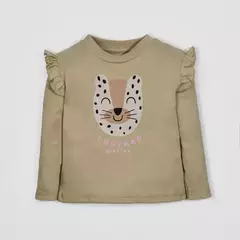 Remera Leoparda Beige - comprar online
