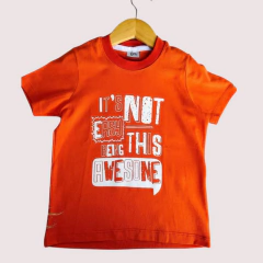 Remera Awesome Naranja