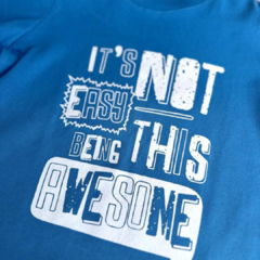 Remera Awesome Azul en internet