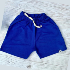 Short rústico Azul