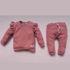 Conjunto Wafle Rosa Volados en internet
