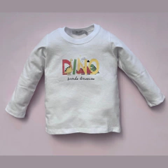 Remera Cool Dino blanca - comprar online