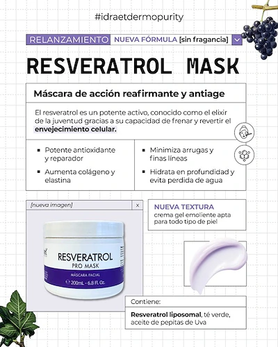 Resveratrol pro mask 200ml Idraet