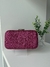 Clutch Pink Traços com Brilho