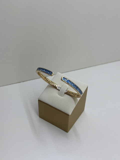 Bracelete Cravejado Azul
