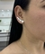 Brinco Earcuff Corações