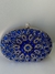 Clutch Azul Pedrarias - comprar online