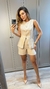 Conjunto Alfaiataria Feminina Elegante Short e Colete Alongado - Rosa Livre Moda Feminina
