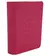 SANTA BIBLIA NVI LETRA GRANDE, TAMAÑO BOLSILLO – CUERO ECOLOGICO FUCSIA SIN CIERRE