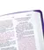 SANTA BIBLIA NVI LETRA GRANDE, TAMAÑO BOLSILLO - CUERO ECOLOGICO VIOLETA SIN CIERRE - Peniel La matanza