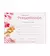 Certificado de Presentacion Niña – Pack x20