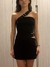 Vestido Preto com Fivelas AREA