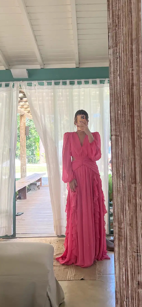 Vestido Rosa Patbo