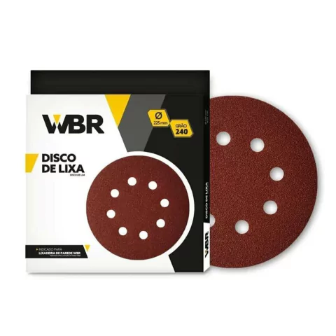 DISCO LIXA 225 MM GRAO 180 -WBR