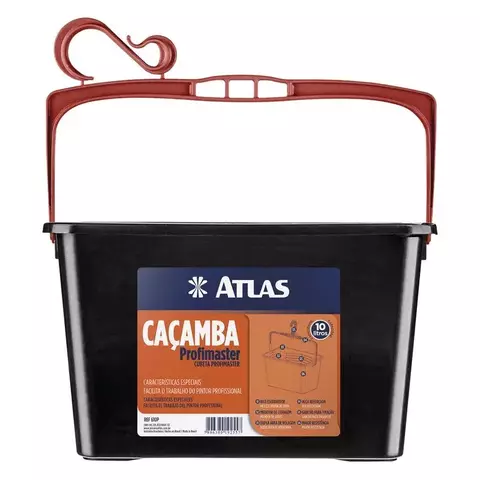 CACAMBA PLASTICA P/ PINTURA 10L PRET ATLAS