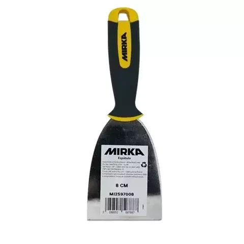 ESPATULA DECORATIVA EM ACO INOX E DE ALUMINIO 8CM MIRKA