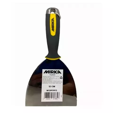 ESPATULA ACO INOX E CABO DE ALUMINIO 12CM MIRKA