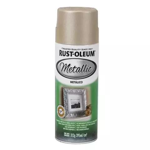 SPRAY METÁLICO CHAMPAGNE 395ML RUST-OLEUM