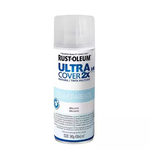 SPRAY ULTRA COVER 2X TRANSPARENTE 430ML RUST-OLEUM