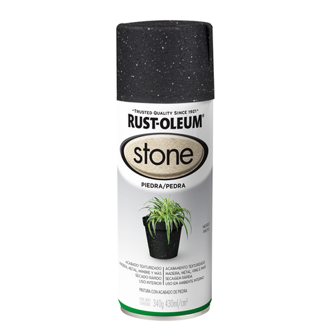 SPRAY EFEITO PEDRA PRETO 430ML RUST-OLEUM