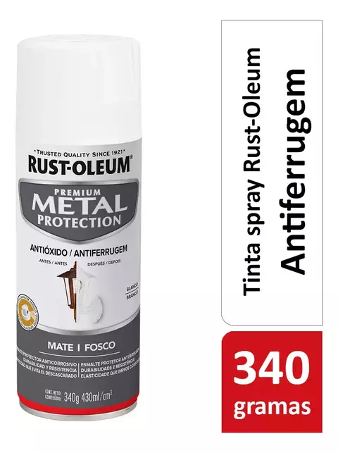 SPRAY METAL PROTECTION BRANCO 430ML RUST-OLEUM