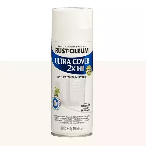SPRAY ULTRA COVER 2X BRANCO 430ML RUST-OLEUM
