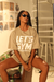 Camiseta Oversized Let's Gym