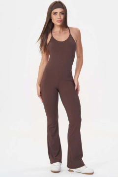 Macacão Flare Comfort Rib Let's Gym