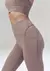 Calça Legging Esportiva Feminina com Costuras Contrastantes Hering Sports