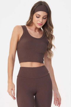 Cropped Comfort Rib Let's Gym