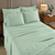 Jogo Cama Casal Reffinata Color 230 Fios Menta Buettner